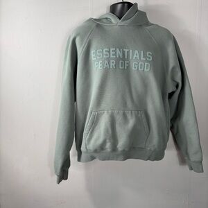 Essentials Fear Of God Pullover Hoodie Sycamore Men’s SZ Small Long Sleeved